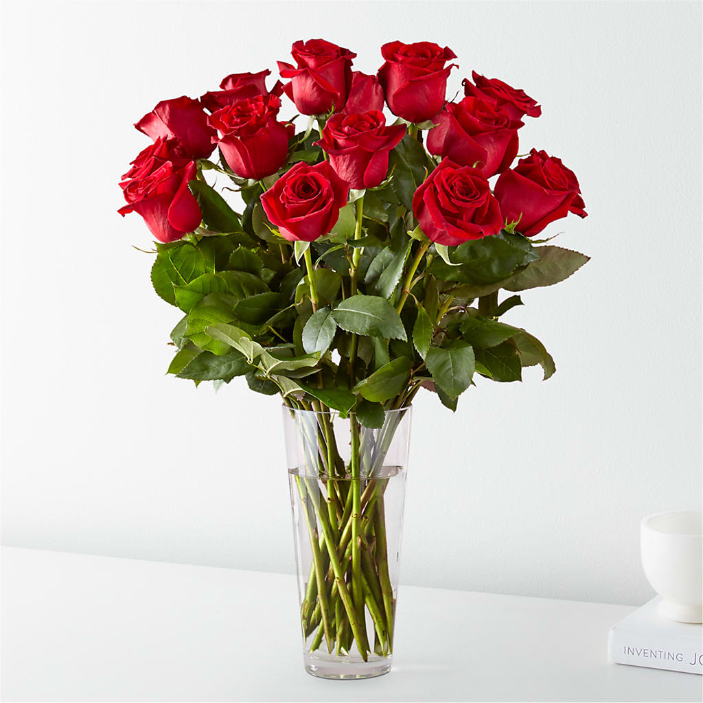 Long Stem Red Rose Bouquet – Fairy Queen Floral, Madera CA