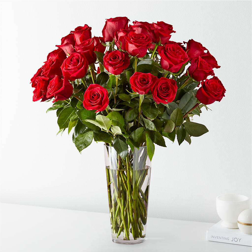 Long Stem Red Rose Bouquet – Fairy Queen Floral, Madera CA