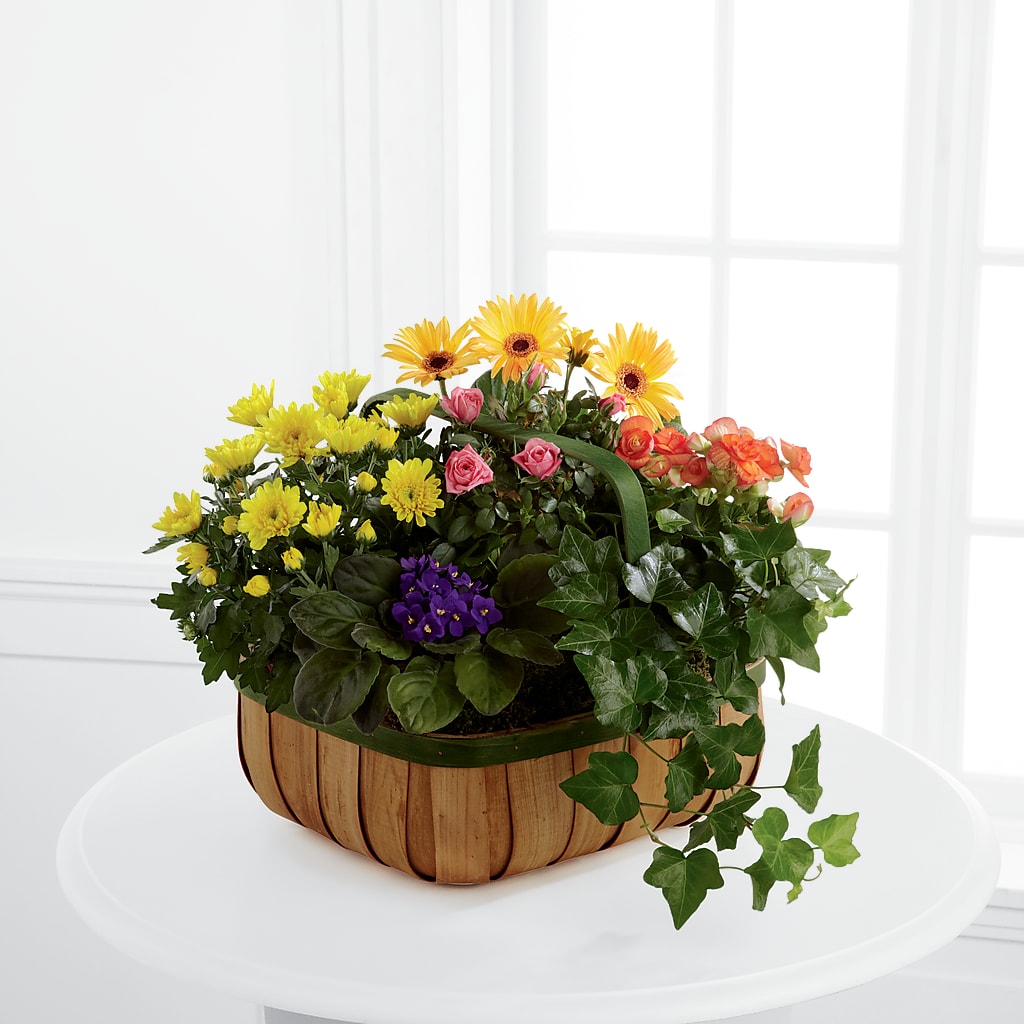 Gentle Blossoms Basket – Fairy Queen Floral, Madera CA