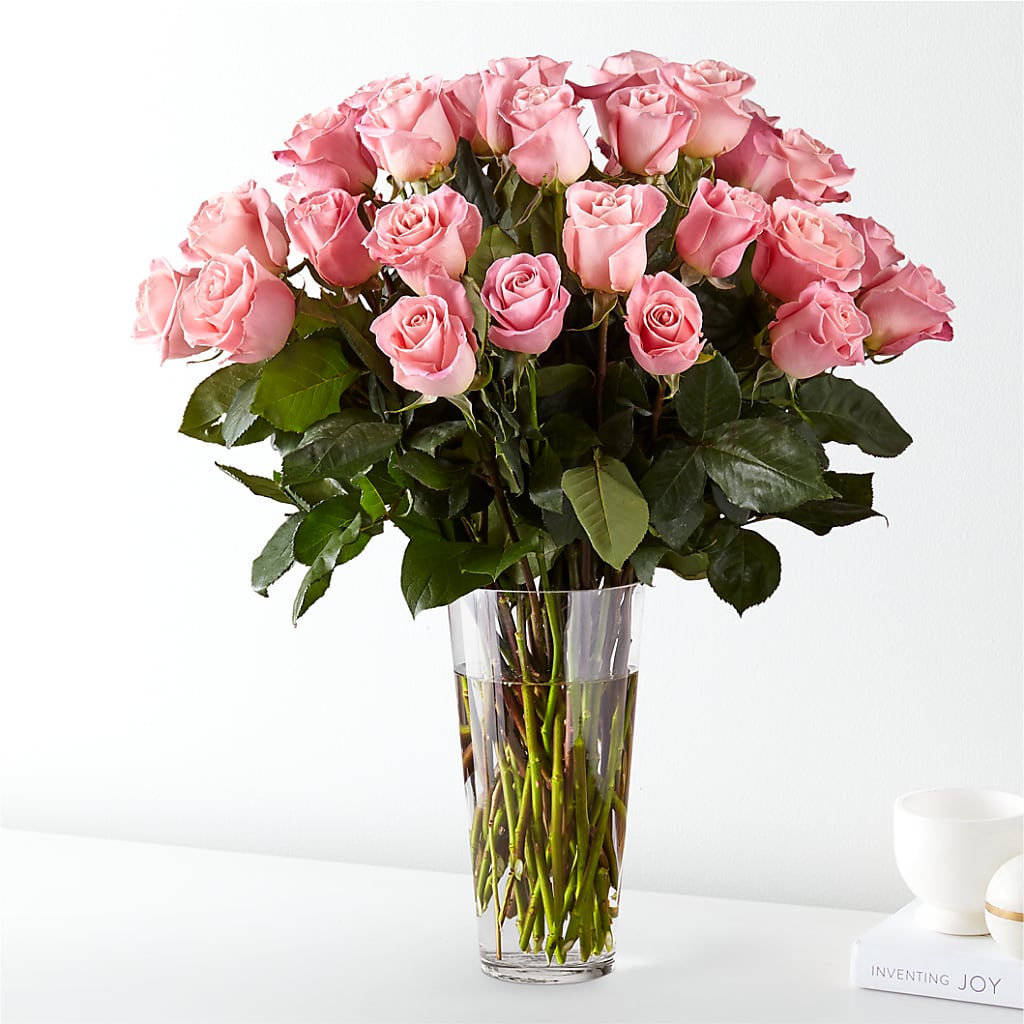 Long Stem Pink Rose Bouquet – Fairy Queen Floral, Madera CA
