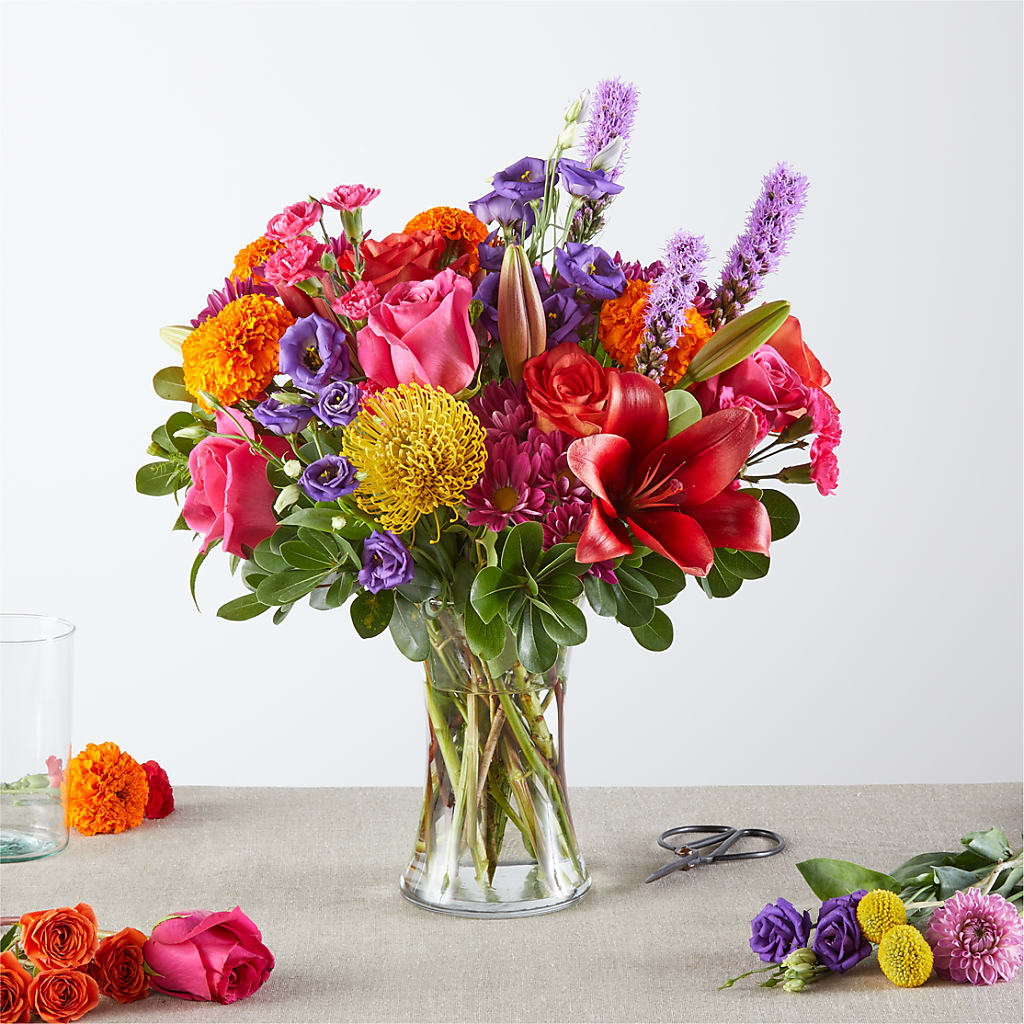 Feast of Color – A Florist Original – Fairy Queen Floral, Madera CA