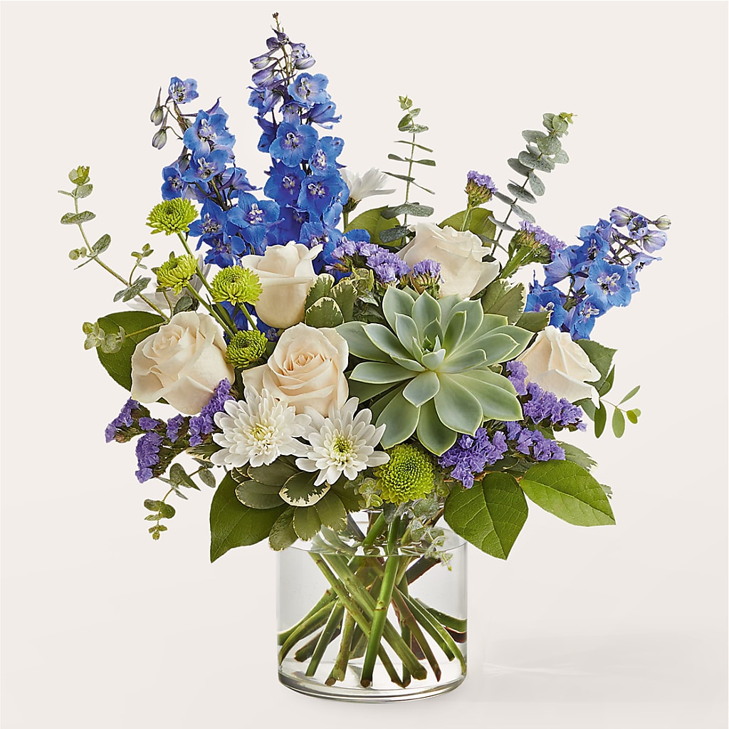 Cerulean Waves Bouquet – Fairy Queen Floral, Madera CA
