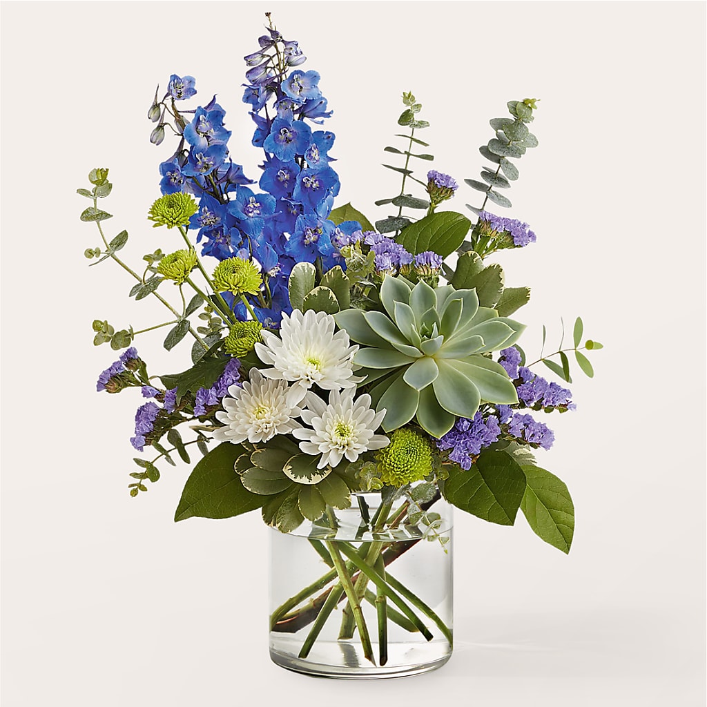 Cerulean Waves Bouquet – Fairy Queen Floral, Madera CA
