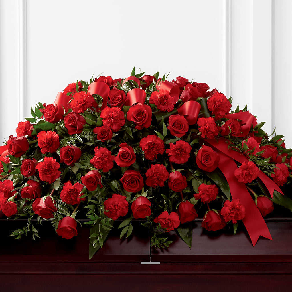 Tribute of Life Casket Spray – Fairy Queen Floral, Madera CA