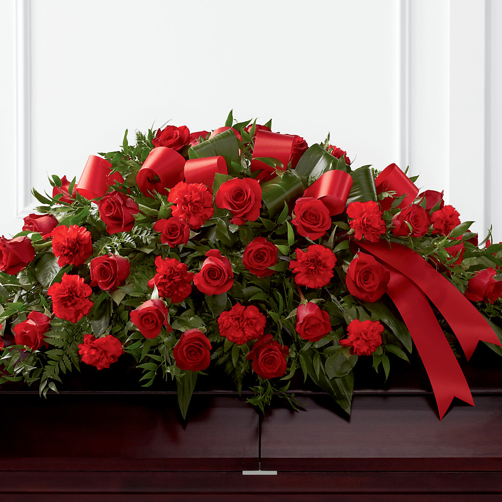 Tribute of Life Casket Spray – Fairy Queen Floral, Madera CA