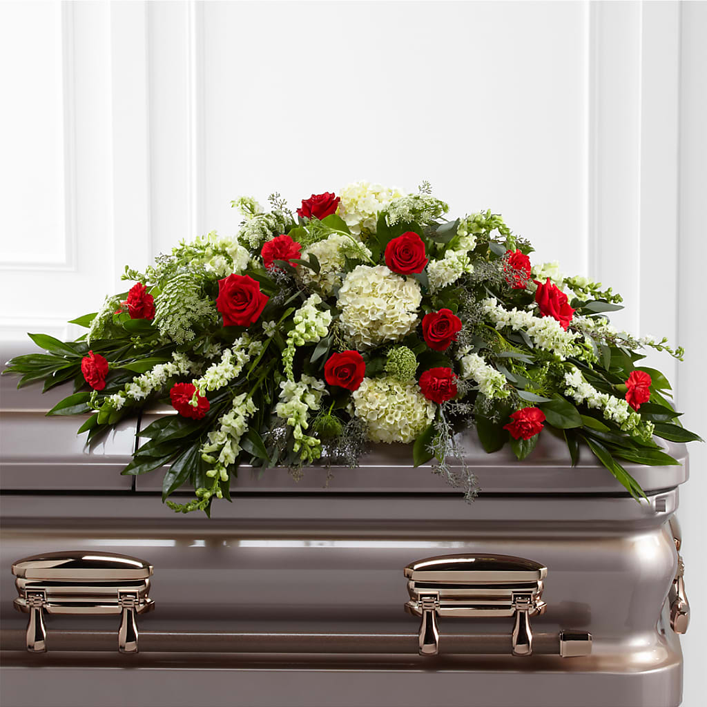 Sincerity Casket Spray – Fairy Queen Floral, Madera CA