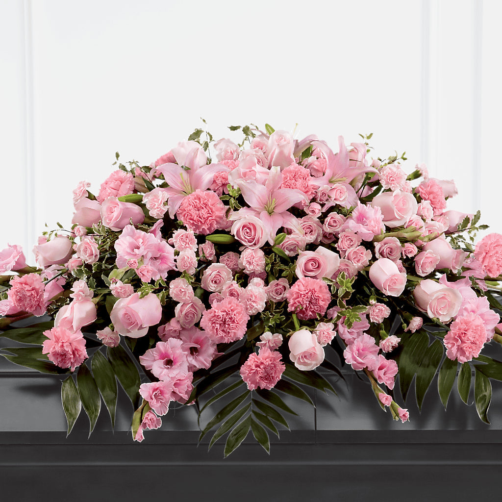Garden of Comfort Casket Spray (Standard) – Fairy Queen Floral, Madera CA