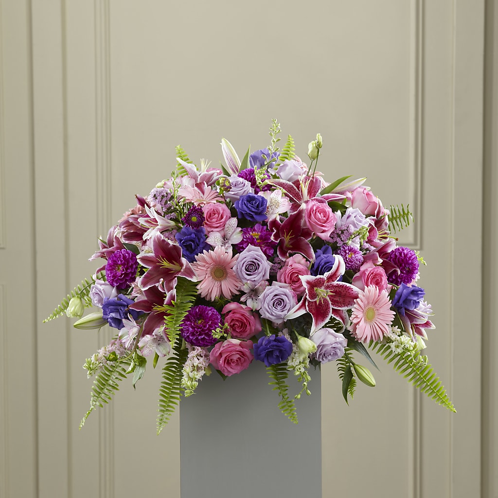 Fare Thee Well Pedestal – Fairy Queen Floral, Madera CA