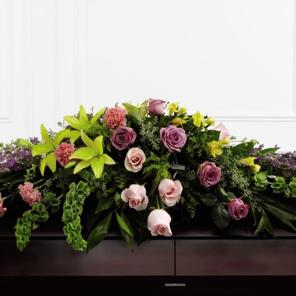 Forever Beloved Casket Spray – Fairy Queen Floral, Madera CA