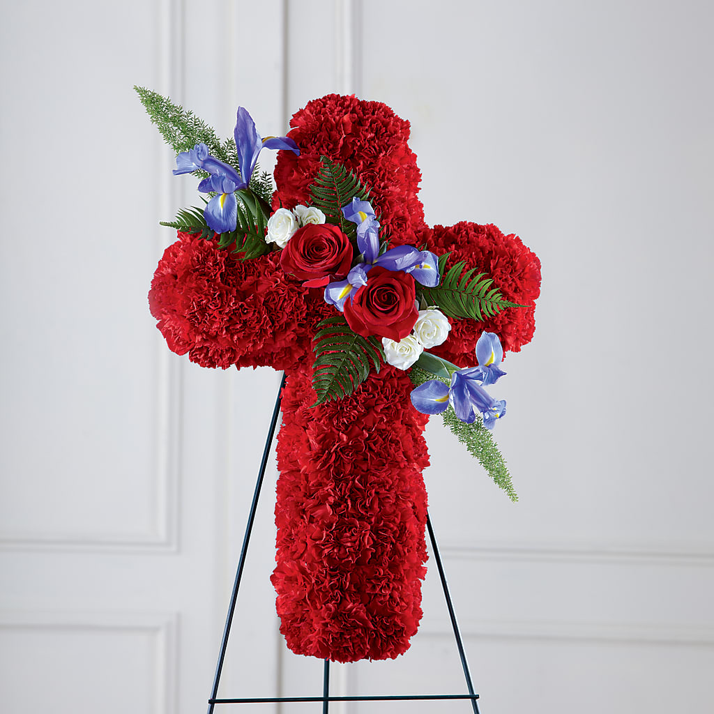 Faithful Hero Floral Cross – Fairy Queen Floral, Madera CA