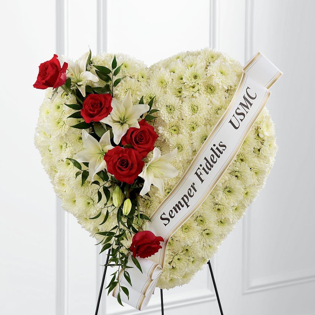 Heartfelt Hero Standing Heart – Fairy Queen Floral, Madera CA