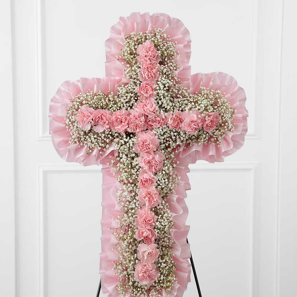 Angel's Cross Easel – Fairy Queen Floral, Madera CA