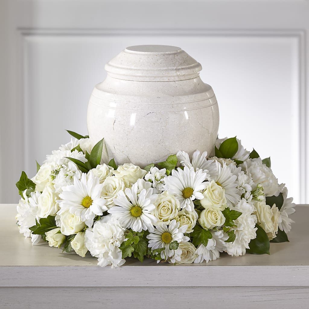 Ivory Gardens Cremation Adornment – Fairy Queen Floral, Madera CA