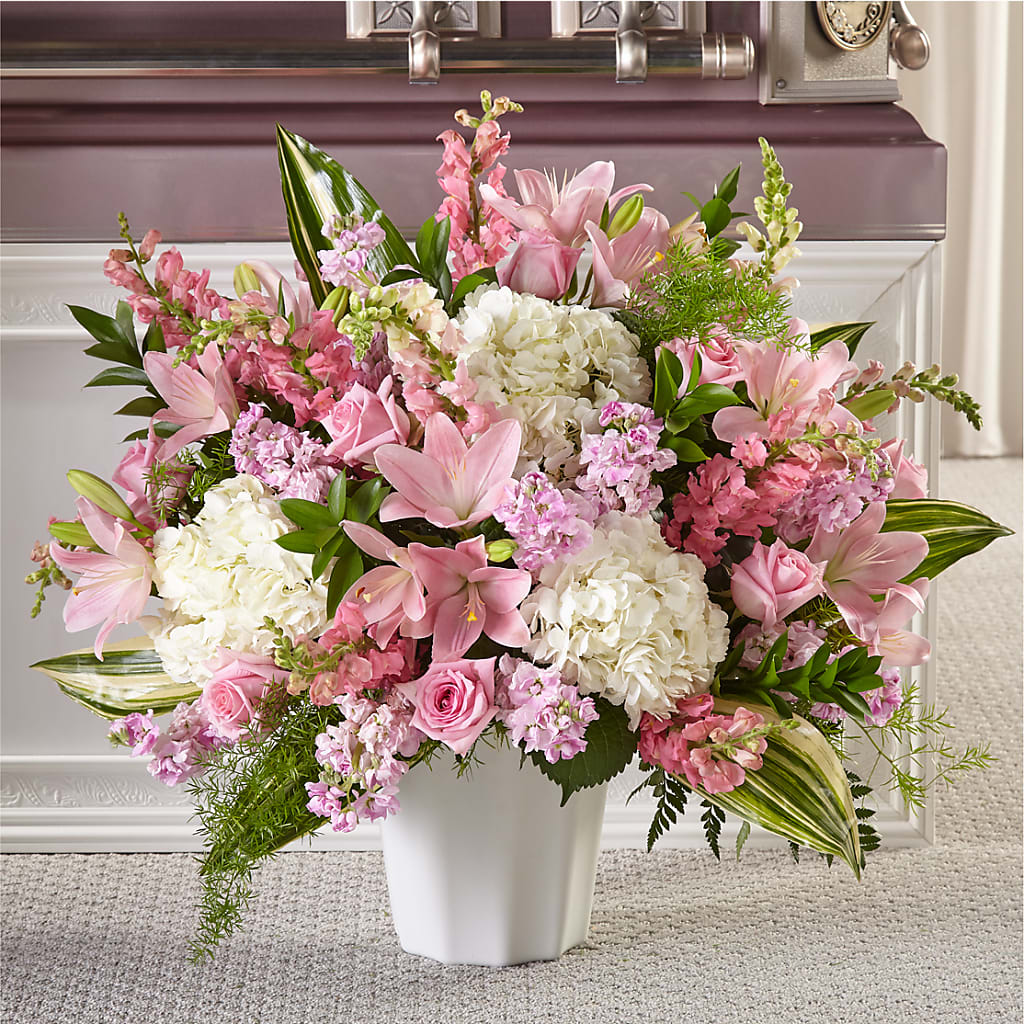 Simply Serene Floor Basket – Fairy Queen Floral, Madera CA