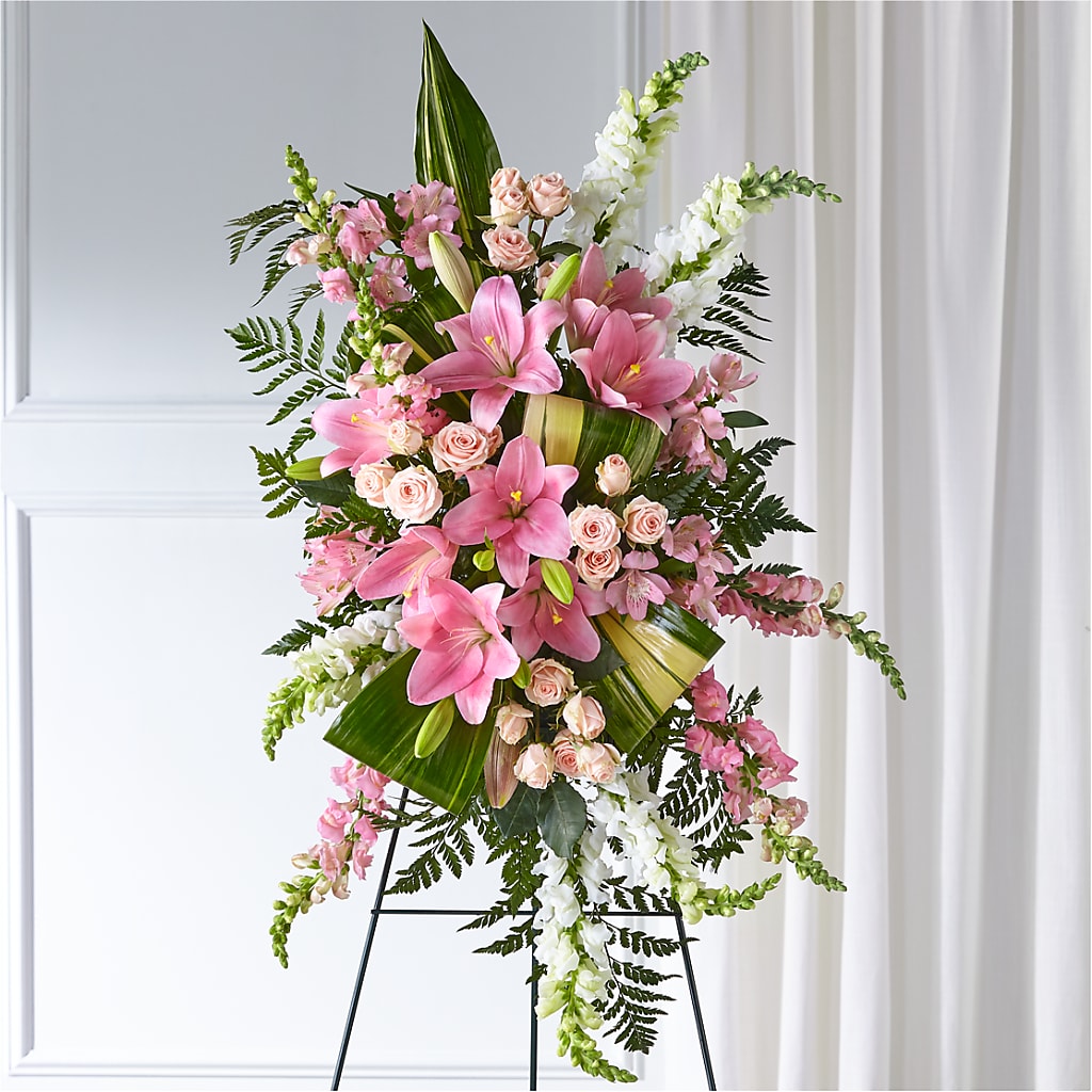 Elegant Embrace Standing Spray – Fairy Queen Floral, Madera CA