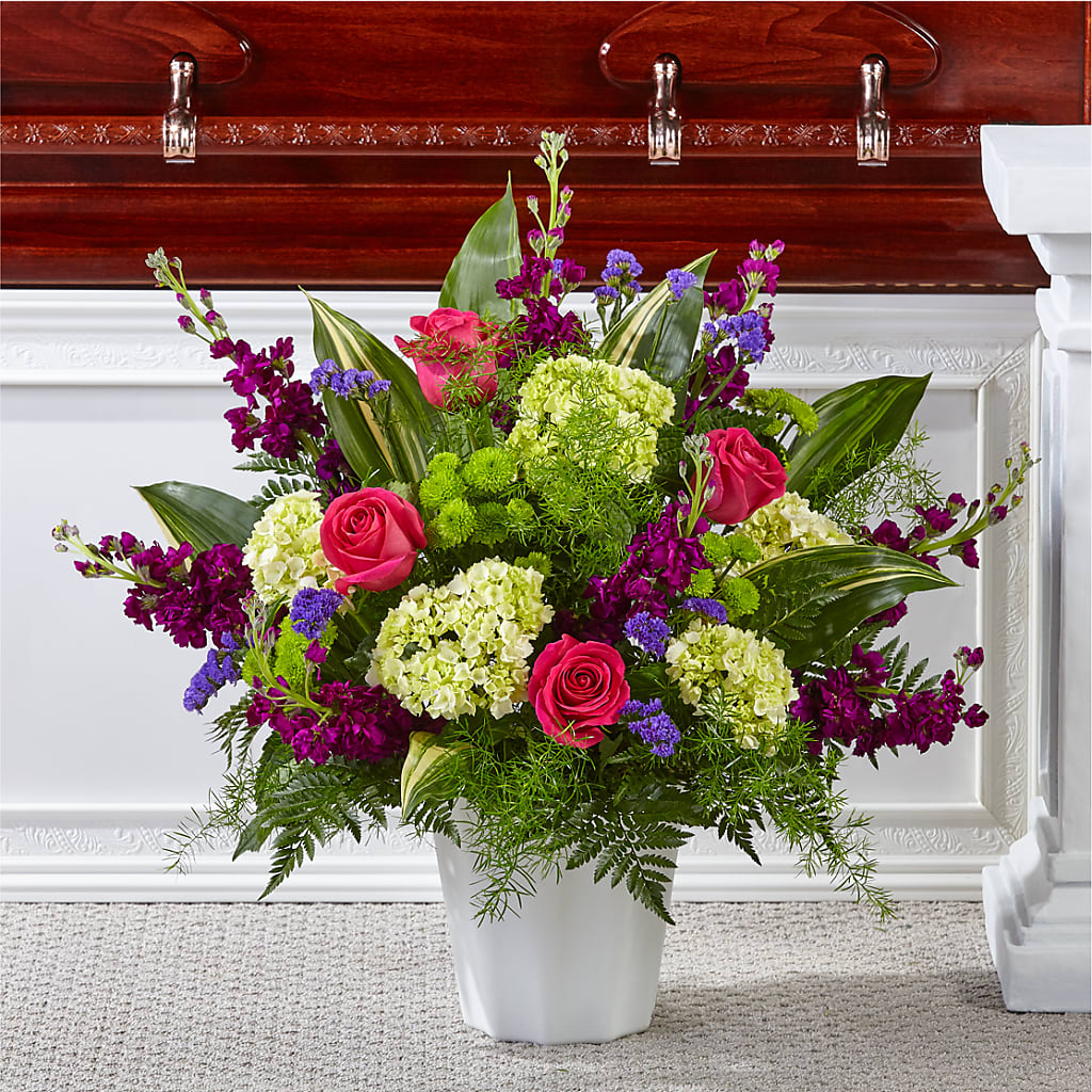 Beautiful Horizons Floor Basket – Fairy Queen Floral, Madera CA
