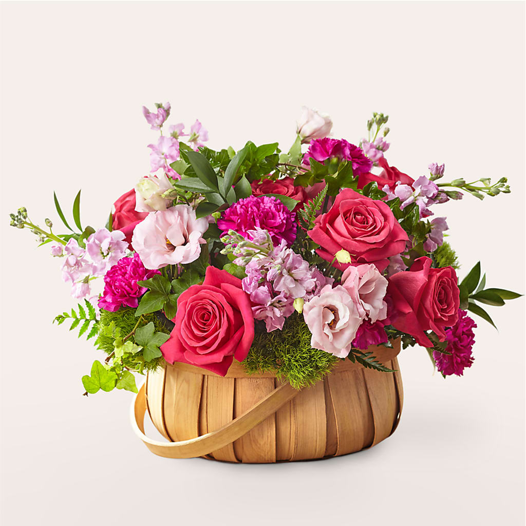 Radiance in Bloom Basket – Fairy Queen Floral, Madera CA