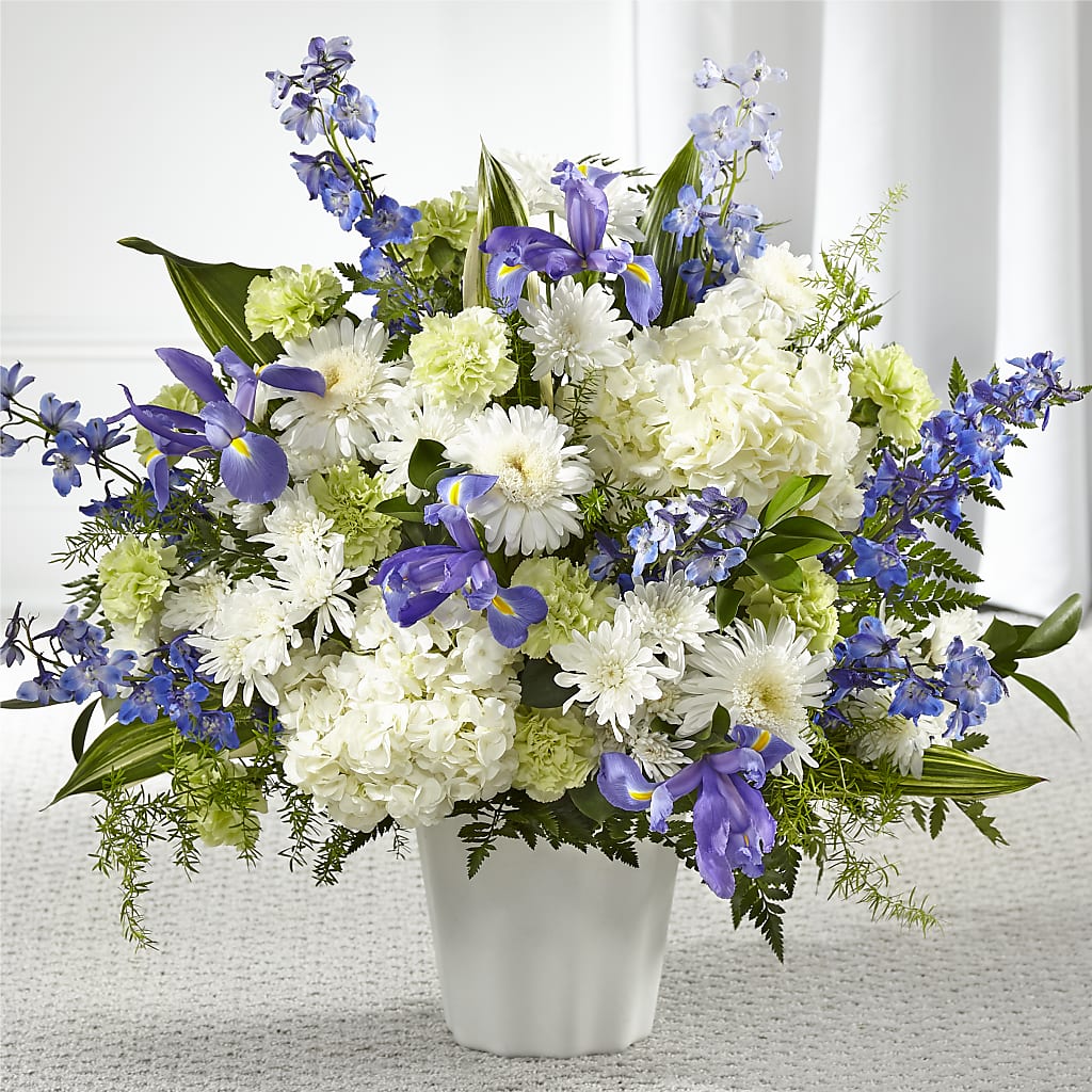 Soft Serenity Floor Basket – Fairy Queen Floral, Madera CA