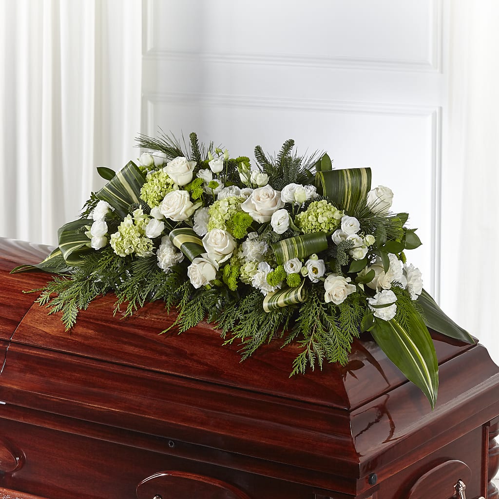 Hopeful Gesture Casket Spray – Fairy Queen Floral, Madera CA