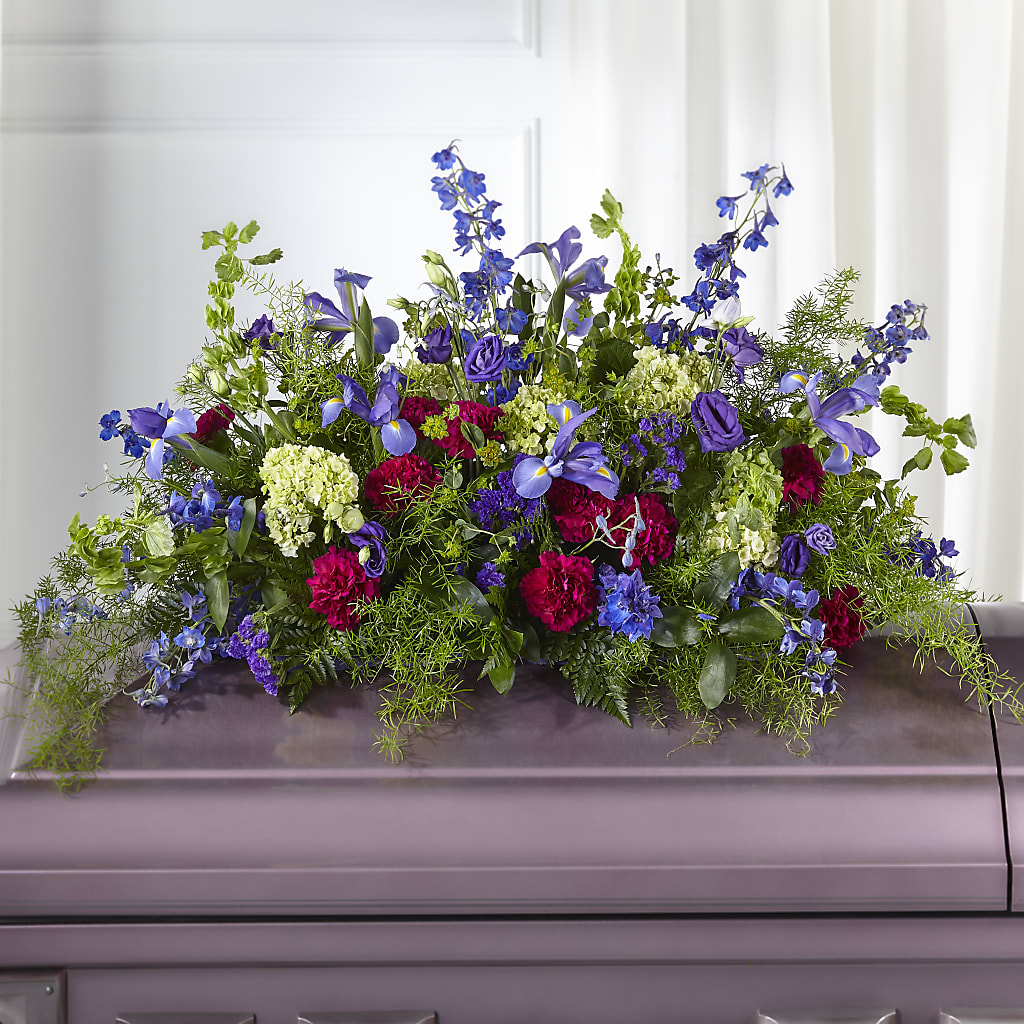 Always Treasured Casket Spray – Fairy Queen Floral, Madera CA