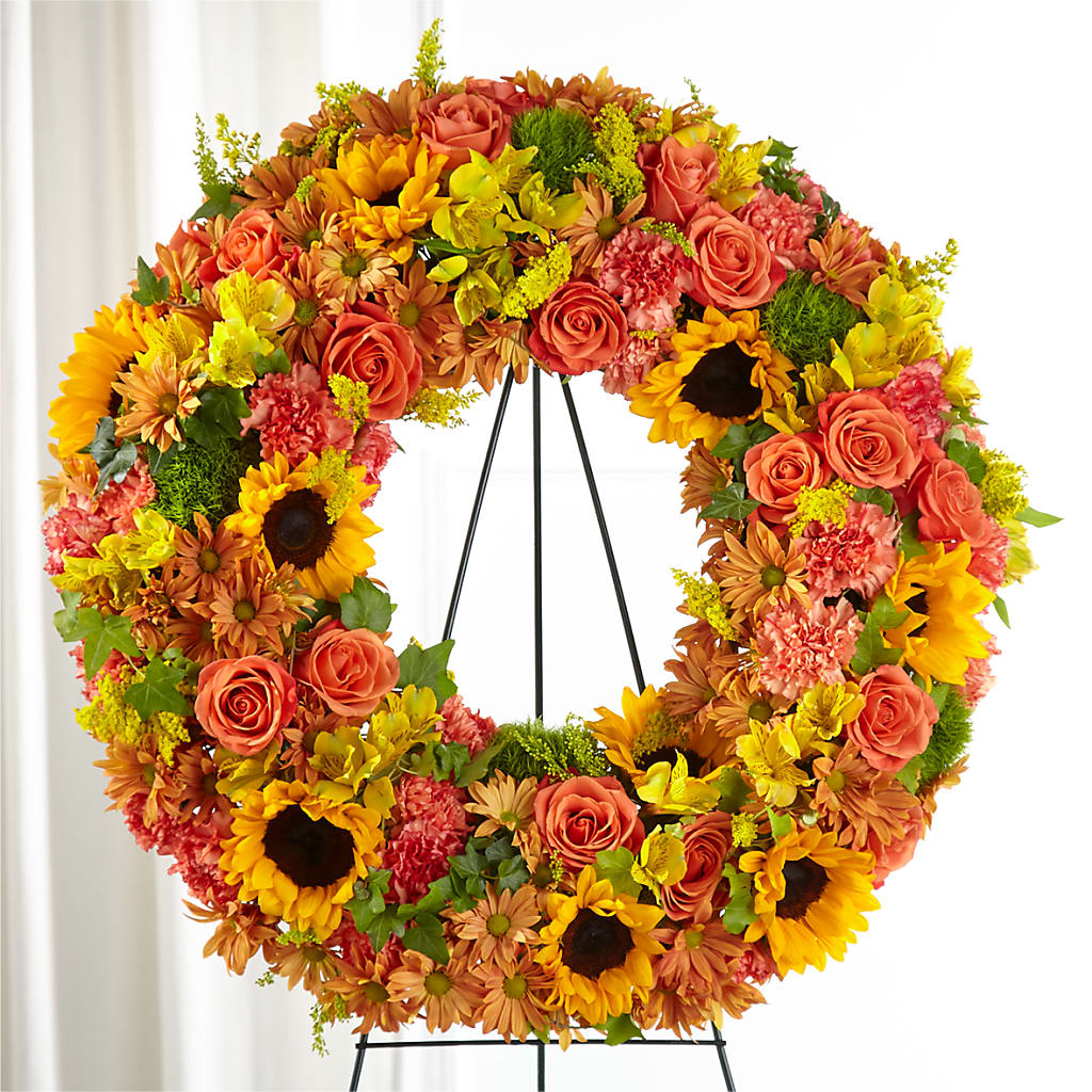 Autumnal Memories Wreath (Standard) – Fairy Queen Floral, Madera CA