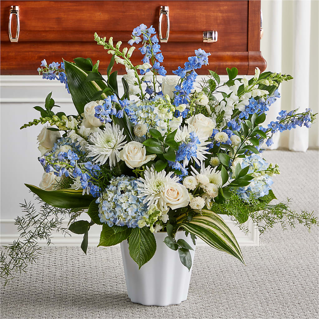 Everlasting Memories Floor Basket – Fairy Queen Floral, Madera CA