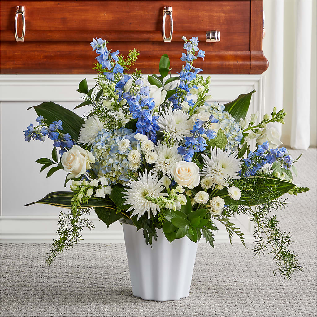 Everlasting Memories Floor Basket – Fairy Queen Floral, Madera CA