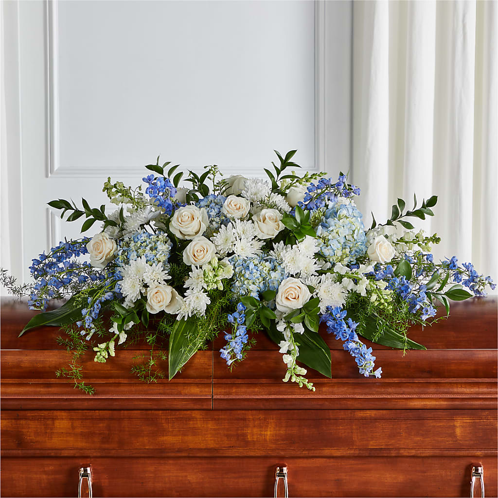 Timeless Essence Casket Spray – Fairy Queen Floral, Madera CA