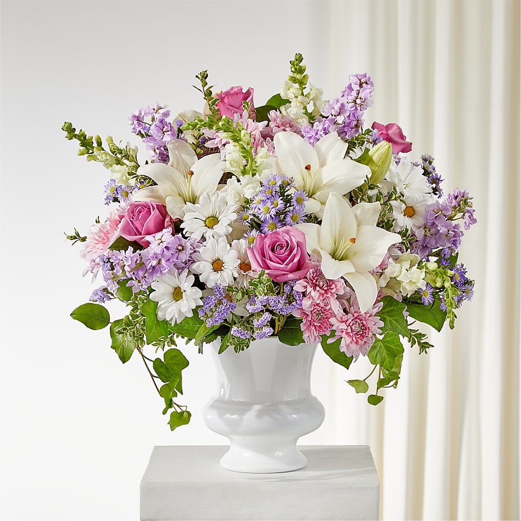 Remarkable Life Urn Arrangement – Fairy Queen Floral, Madera CA