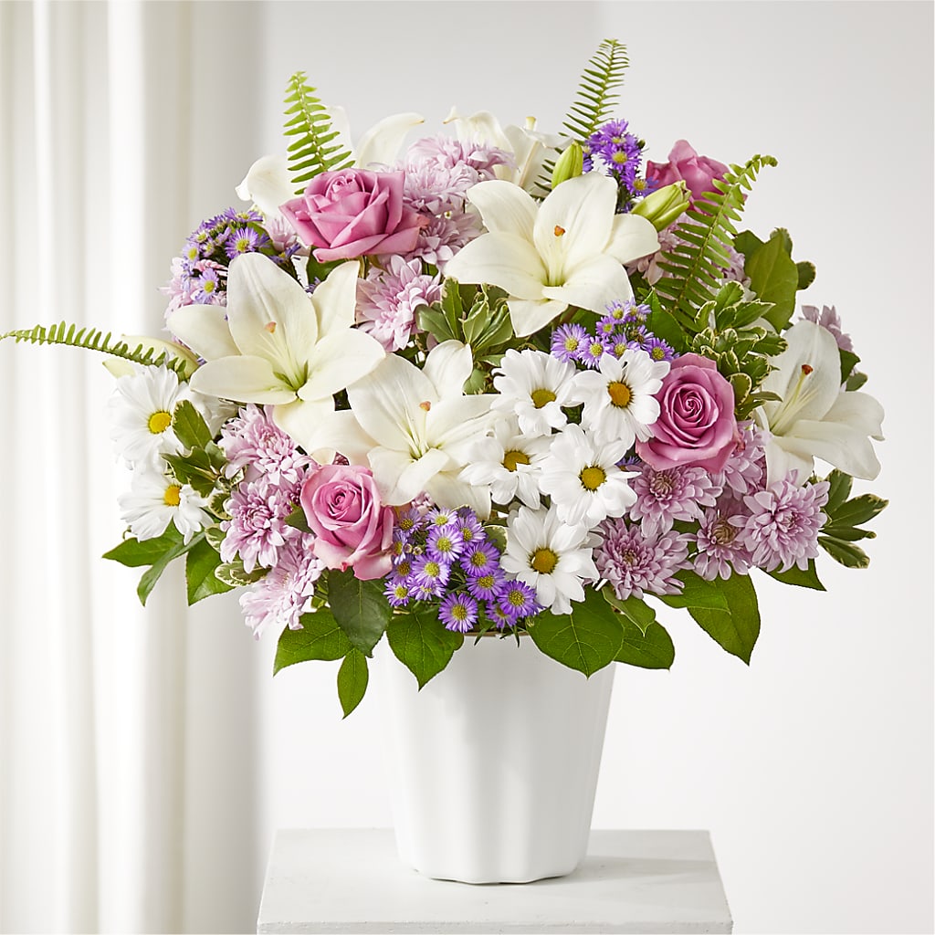 Warmest Thoughts Tabletop Basket – Fairy Queen Floral, Madera CA