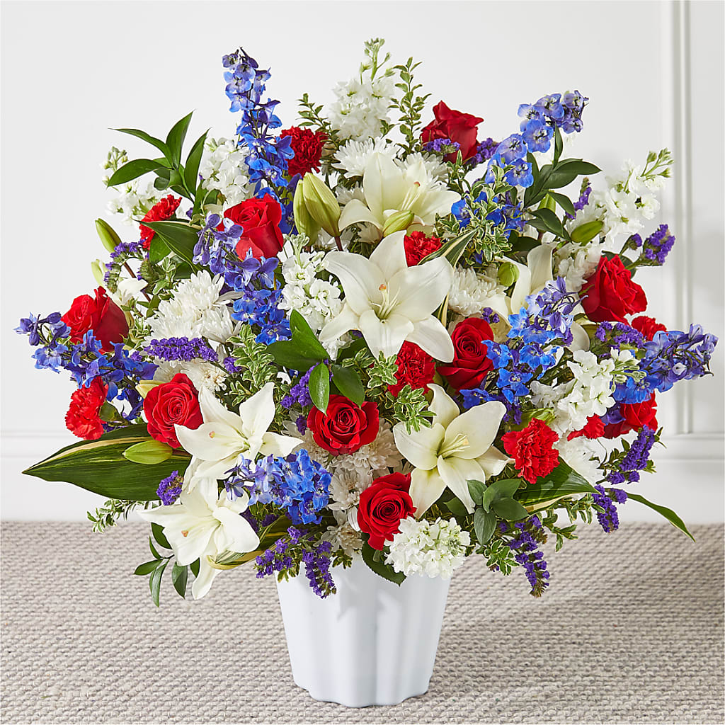 Consoled Floor Basket – Fairy Queen Floral, Madera CA