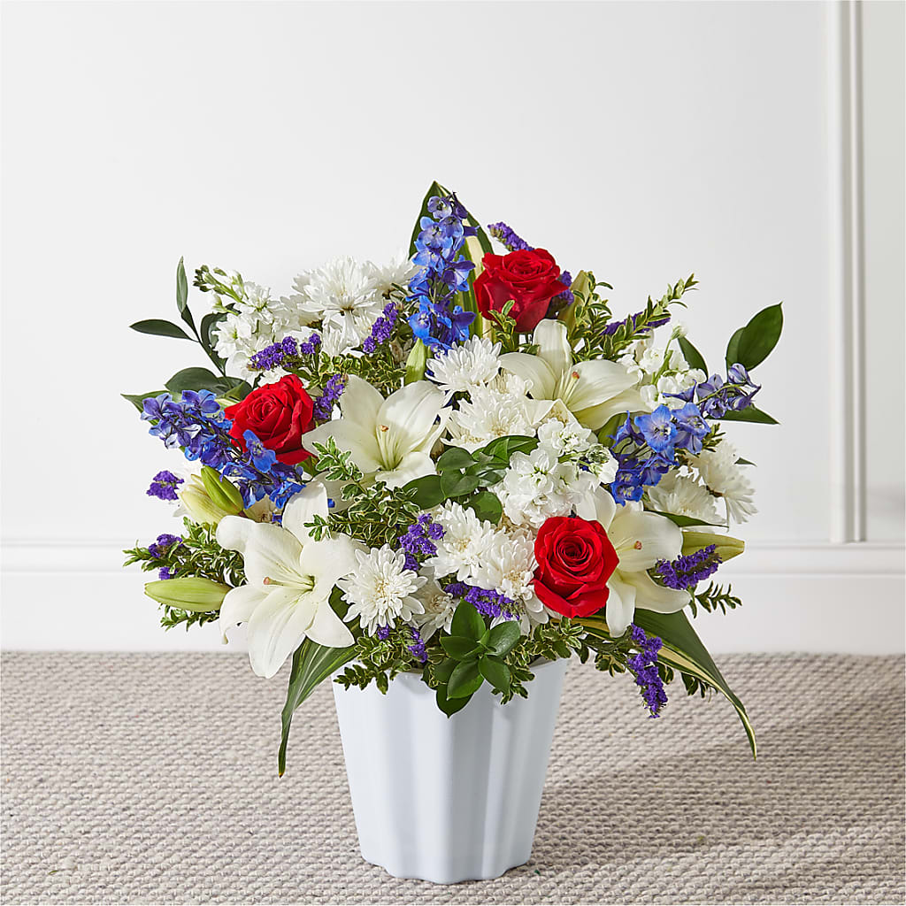 Consoled Floor Basket – Fairy Queen Floral, Madera CA