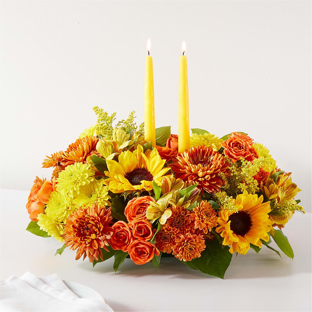 Autumn Harmony Centerpiece – Fairy Queen Floral, Madera CA