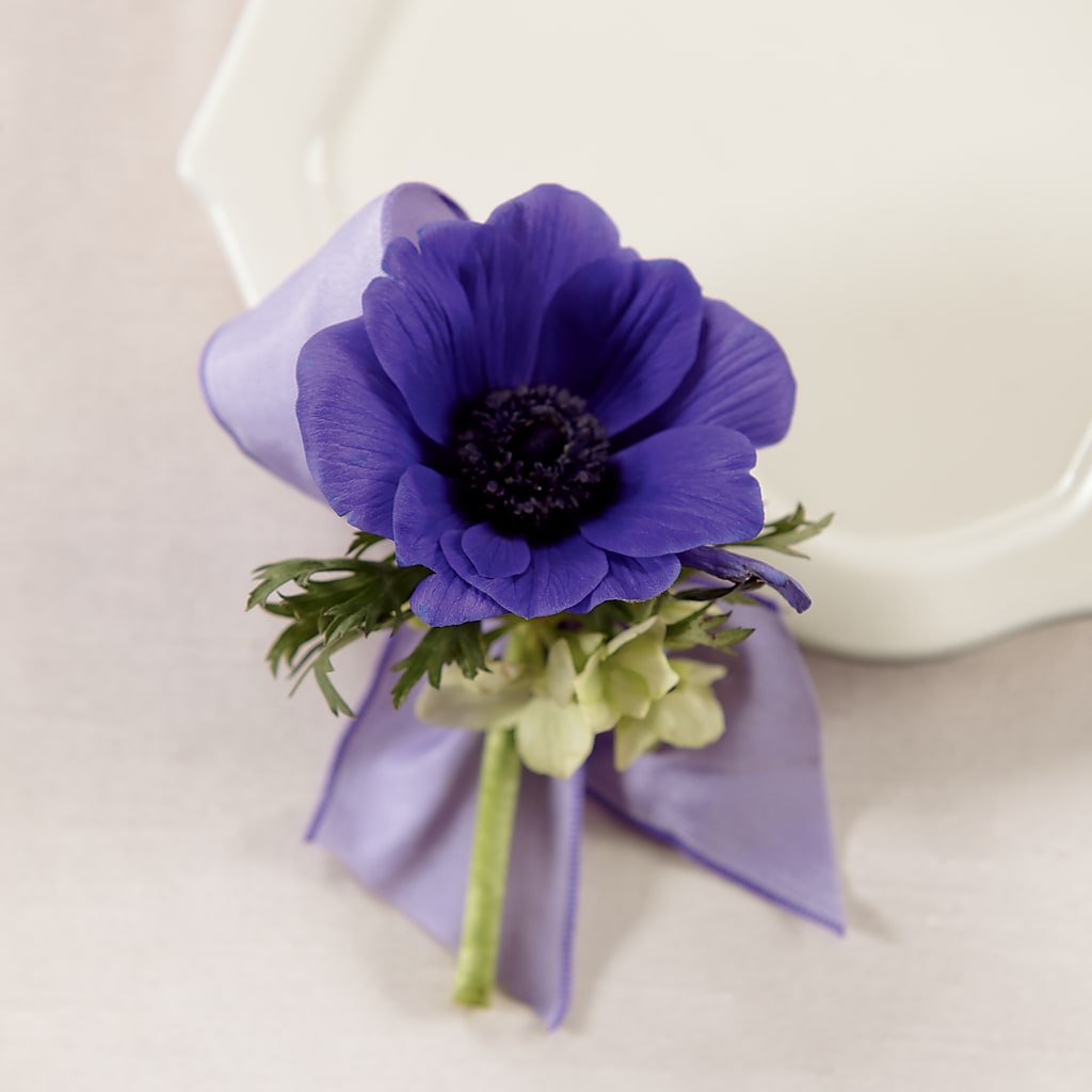 Purple Passion Boutonniere – Fairy Queen Floral, Madera CA
