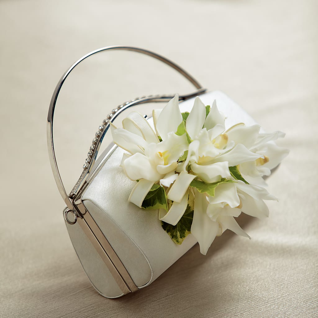 White Purse Decor – Fairy Queen Floral, Madera CA