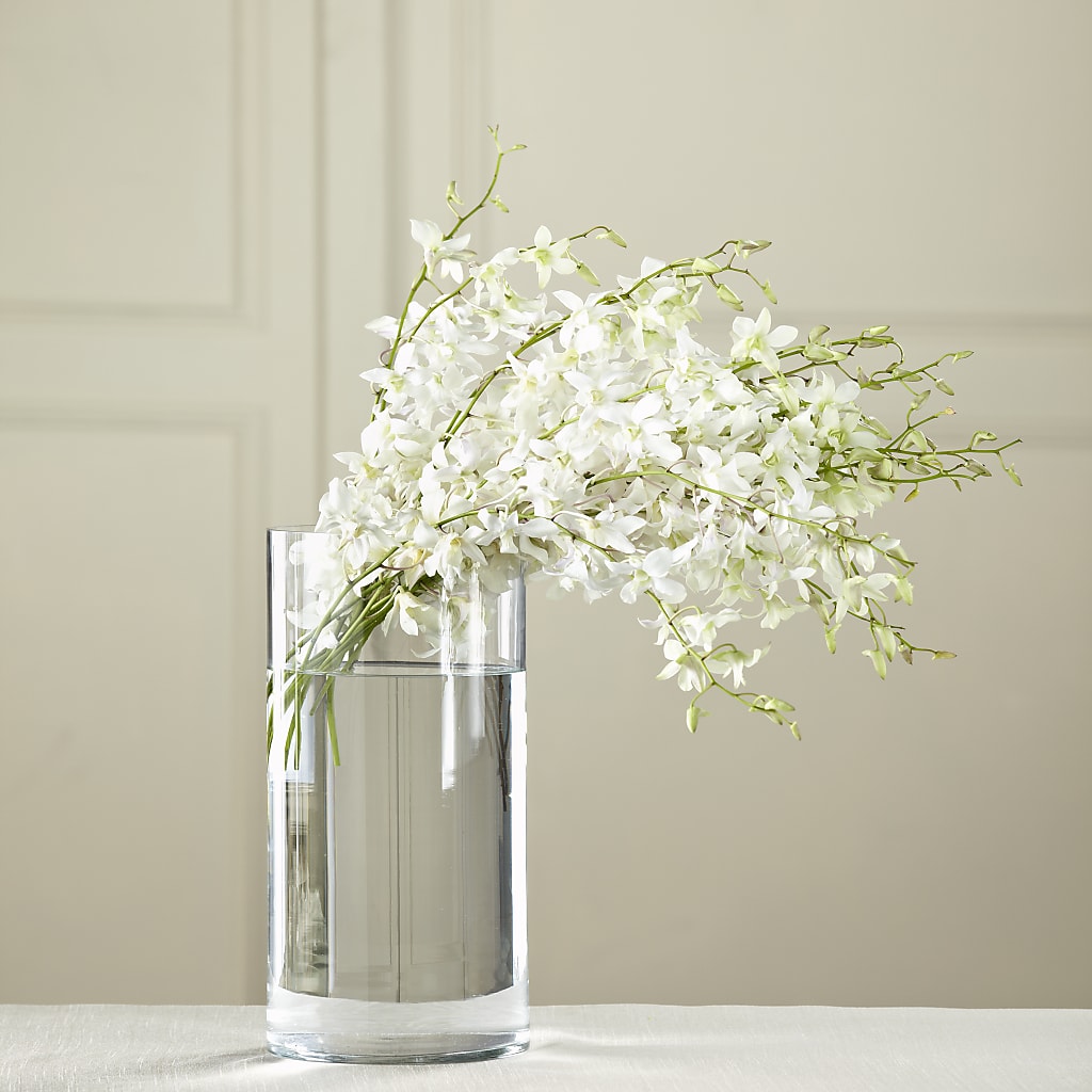 White Dendrobium Bouquet – Fairy Queen Floral, Madera CA