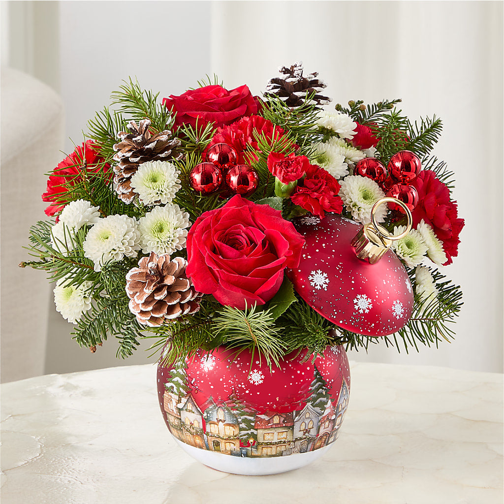 Christmas Carols Ornament –  Fairy Queen Floral, Madera CA