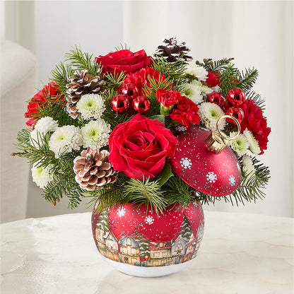 Christmas Carols Ornament –  Fairy Queen Floral, Madera CA