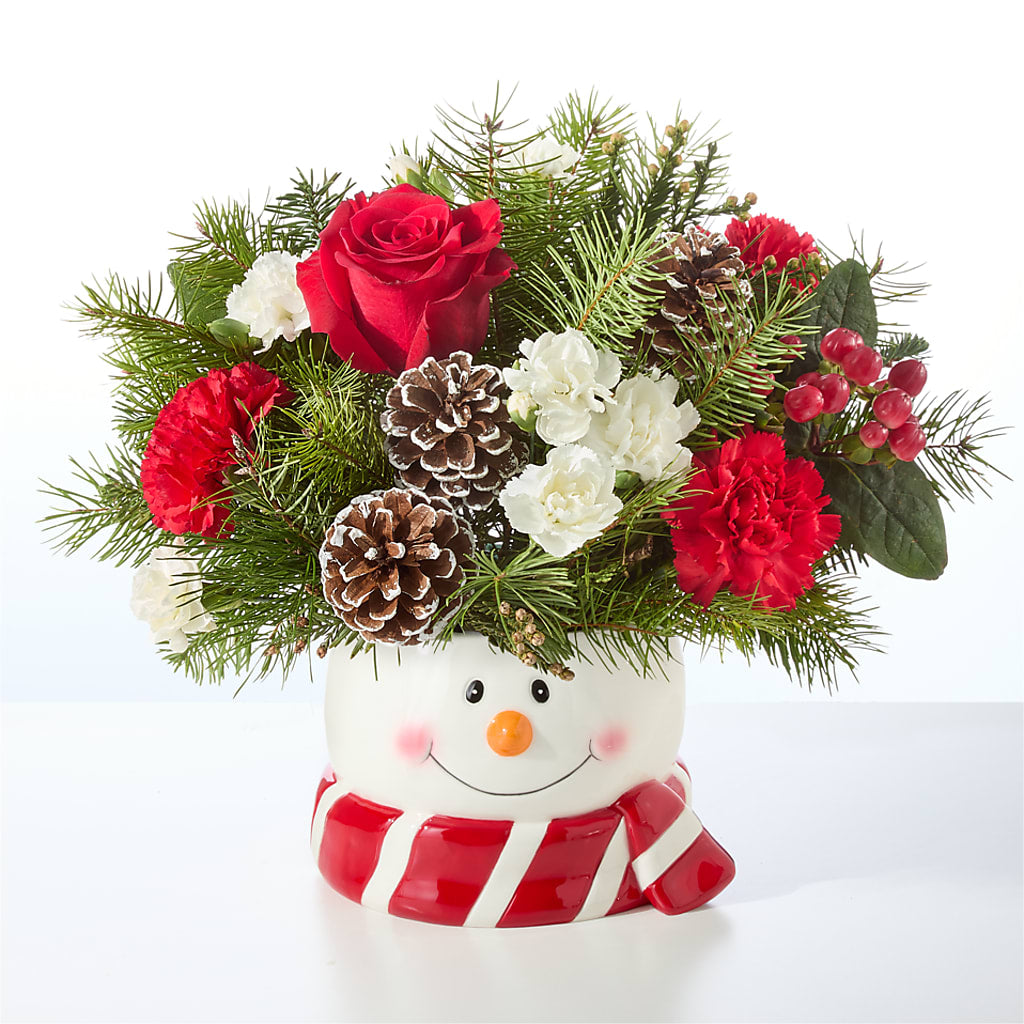 Jolly Snowman Bouquet –  Fairy Queen Floral, Madera CA