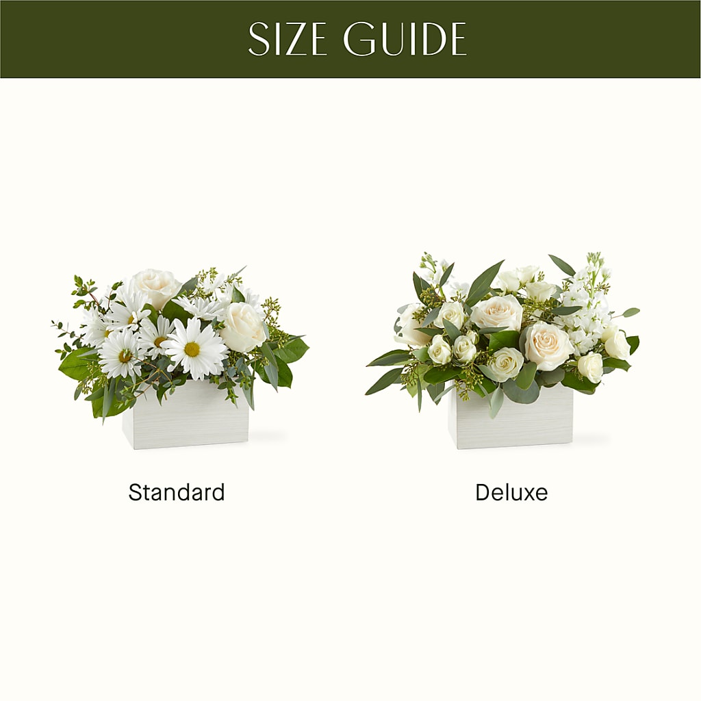 Fresh Linen Box Bouquet –  Fairy Queen Floral, Madera CA