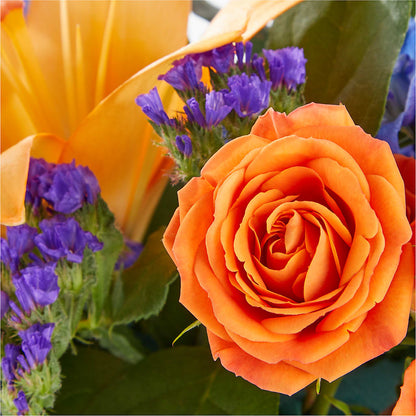 Radiant Citrus Box Bouquet –  Fairy Queen Floral, Madera CA