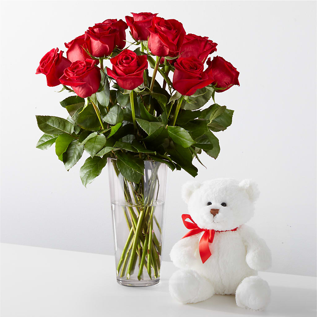 Romantic Long Stem Red Rose Bouquet Bundles –  Fairy Queen Floral, Madera CA