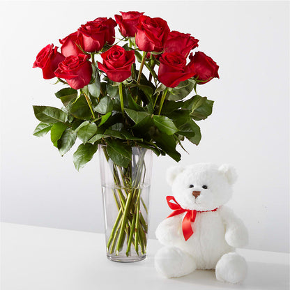 Romantic Long Stem Red Rose Bouquet Bundles –  Fairy Queen Floral, Madera CA