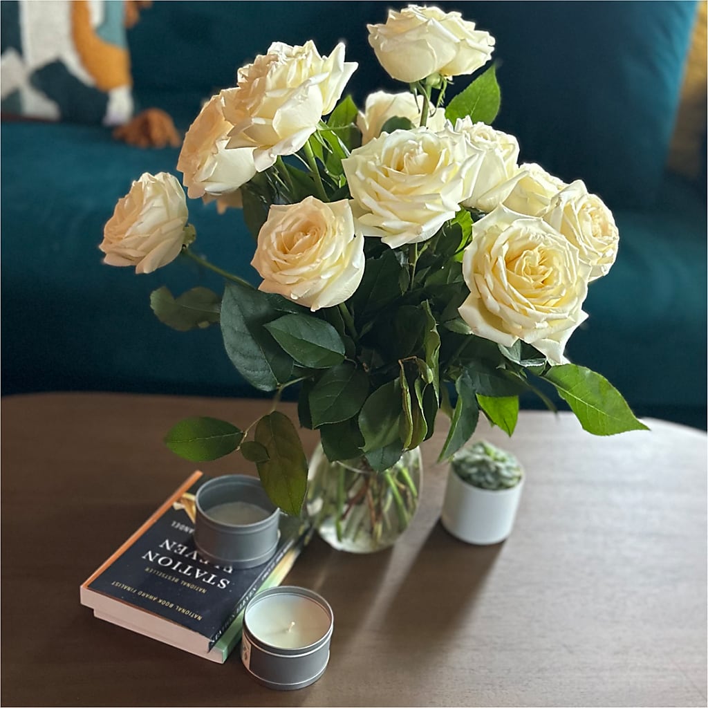 Long Stem Yellow Rose Bouquet –  Fairy Queen Floral, Madera CA