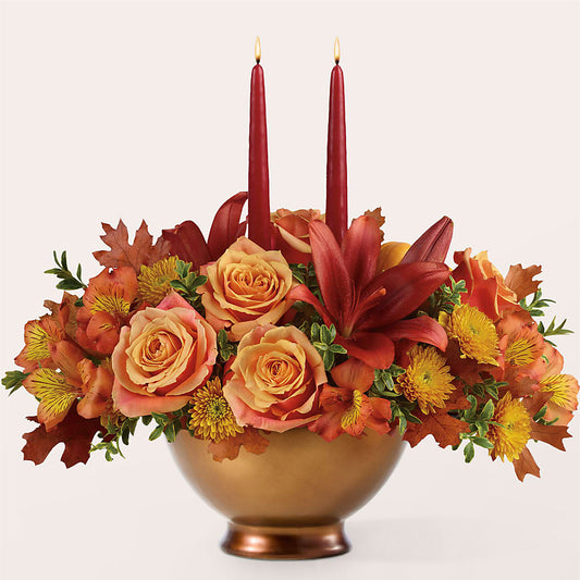 Harvest Table Centerpiece –  Fairy Queen Floral, Madera CA
