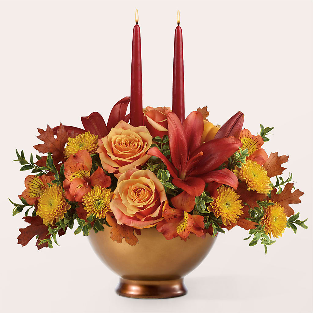 Harvest Table Centerpiece –  Fairy Queen Floral, Madera CA