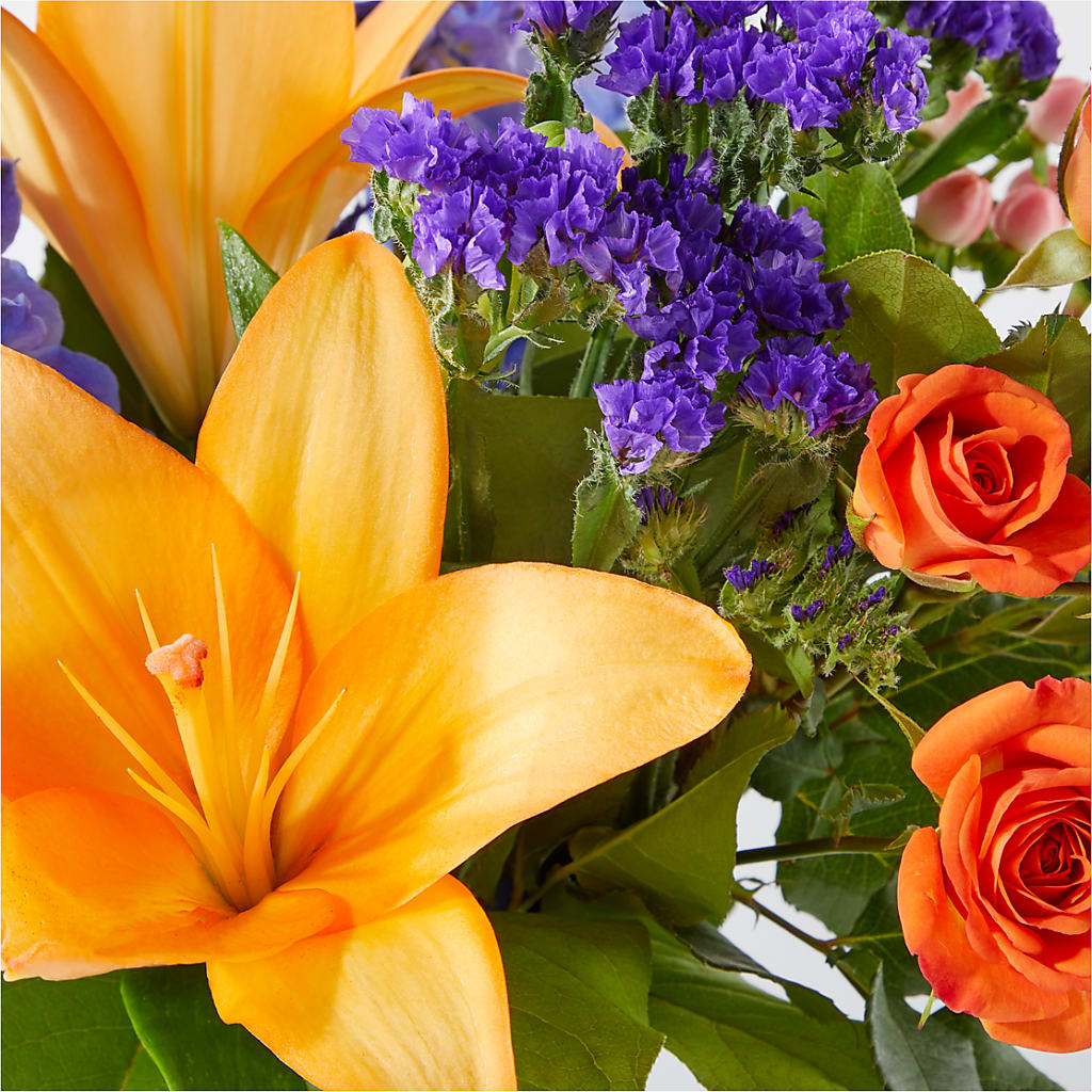 Radiant Citrus Bouquet –  Fairy Queen Floral, Madera CA