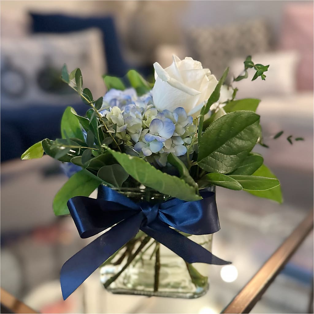 Sky Blue Delight Bouquet –  Fairy Queen Floral, Madera CA