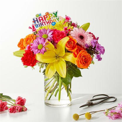 Cue the Confetti - A Florist Original –  Fairy Queen Floral, Madera CA