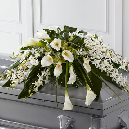 Angel Wings Casket Spray –  Fairy Queen Floral, Madera CA